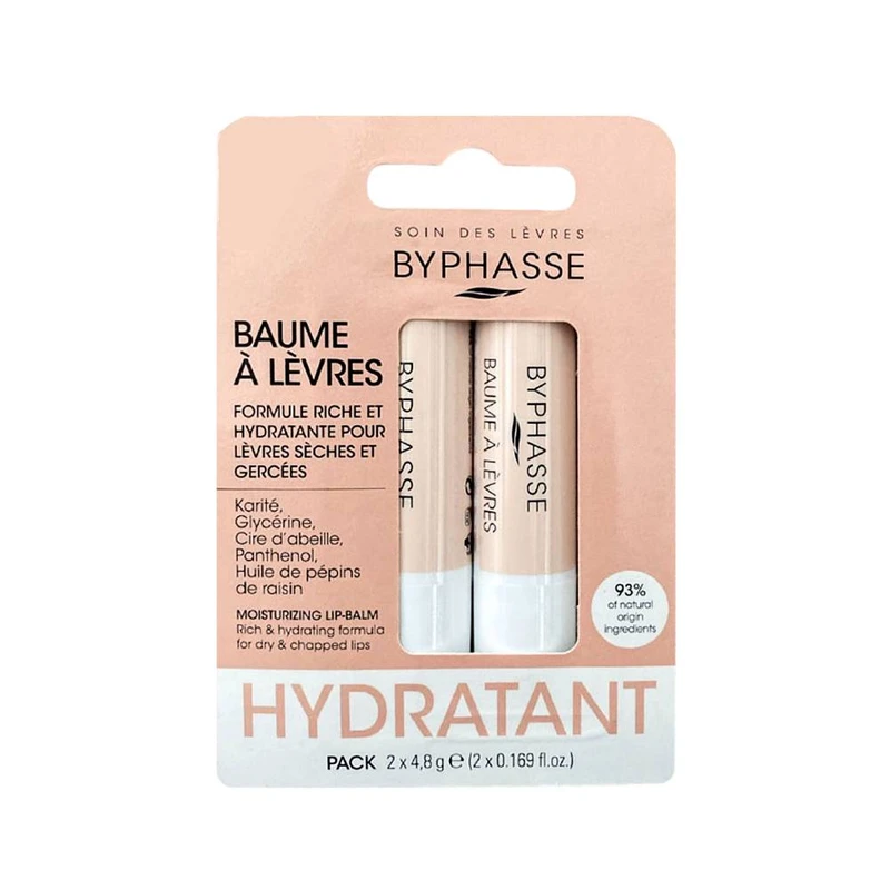 بالم لب بایفاس مدل HYDRATANT بسته 2 عددی محصول اسپانیا
