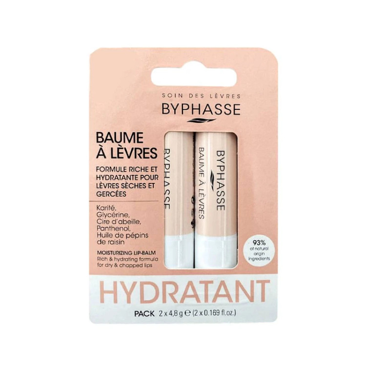 بالم لب بایفاس مدل HYDRATANT بسته 2 عددی محصول اسپانیا