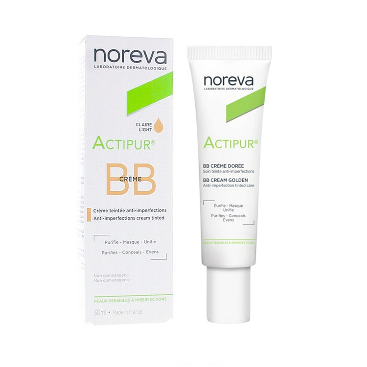بی بی کرم اکتی پور نوروا (Noreva Actipur BB Cream) کرم رنگی مخصوص پوست چرب، مختلط و مستعد آکنه