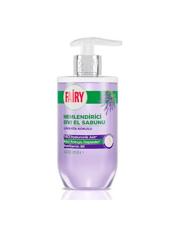 مایع دستشویی فیری Fairy رایحه اسطوخودوس با خاصیت مرطوب کنندگی پوست دست حجم 400 میل